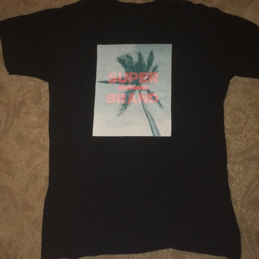 Black t-shirt super brand